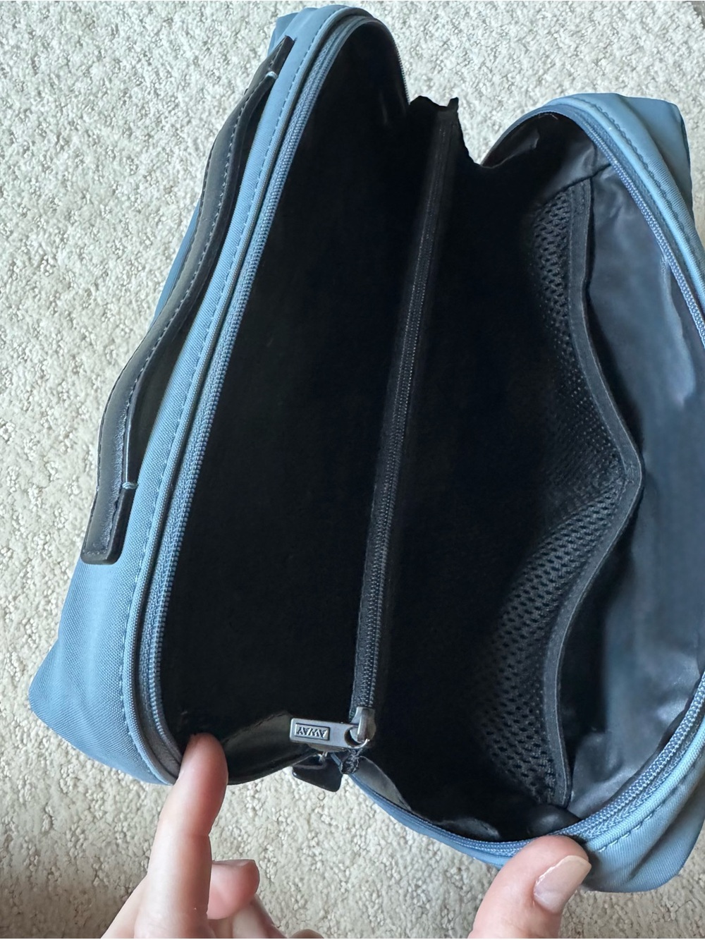 Away Slate Gray/Blue Toiletry Bag - Picture 3 of 4